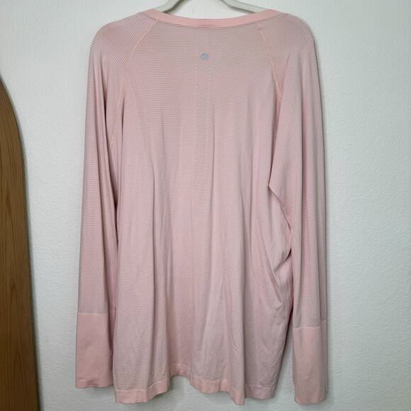 Lululemon Light Pink Swiftly Long Sleeve Top - Picture 4 of 9